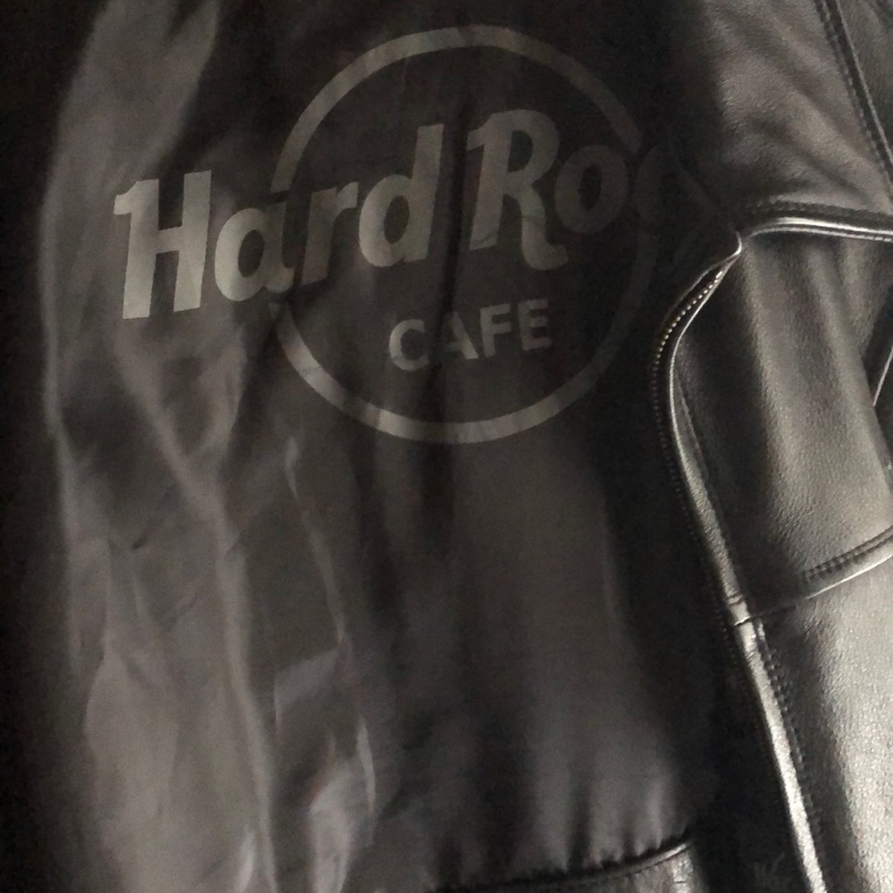 Men’s black heavy Leather coat size 3X